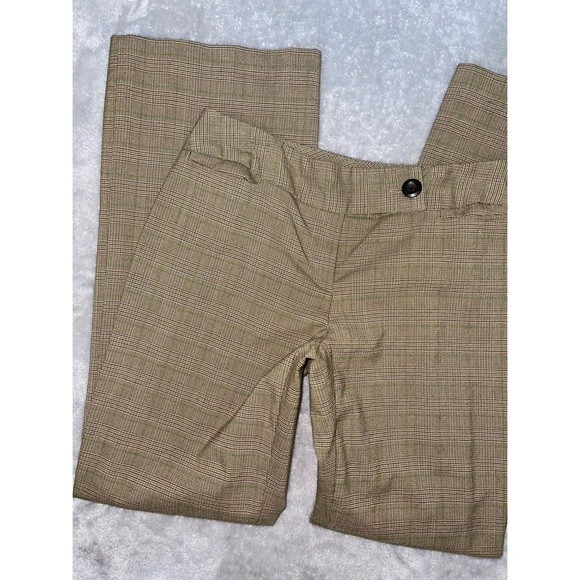 Women’s Green Plaid Tailor B.Moss Stretch Slacks 💚 - Picture 11 of 16